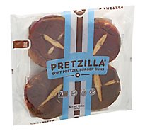 Pretzilla Buns Burger Soft Pretzel - 12.8 Oz