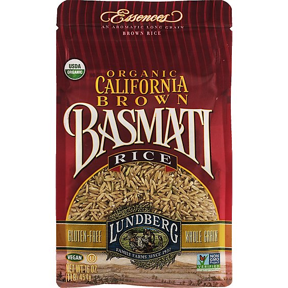 Lundberg Essences Rice Organic Brown California Basmati - 16 Oz
