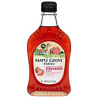 Maple Grove Farms Syrup Strawberry - 8.5 Oz - Image 1