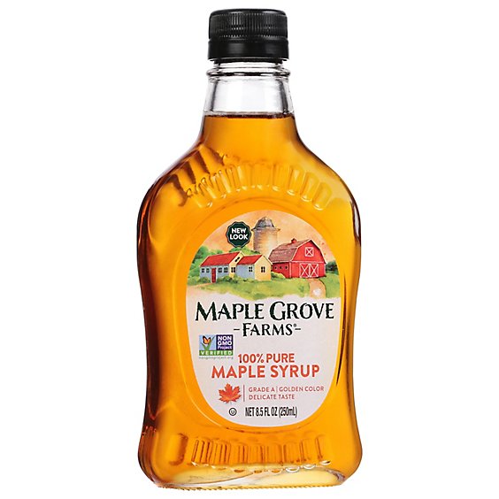 Maple Grove Maple Grove Syrup Maple Med Amber Bottle 8.500 Oz - 8.5 Oz