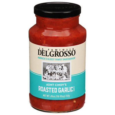 La Famiglia Del Grosso Sauce Aunt Cindys Roasted Garlic Gala Jar - 26 Oz - Image 3