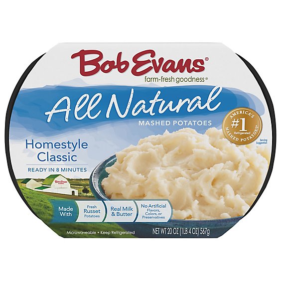 Bob Evans All Natural Mashed Potatoes Classic Homestyle - 20 Oz