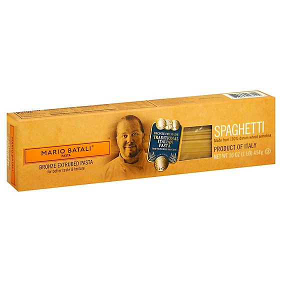 Mario Batali Pasta Spaghetti Box - 16 Oz