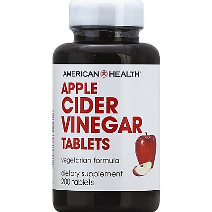 American Health Apple Cider Vinegar - 200 Count - Image 2