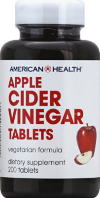 American Health Apple Cider Vinegar - 200 Count - Image 2