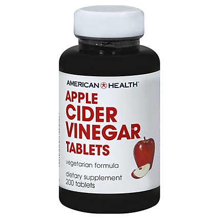 American Health Apple Cider Vinegar - 200 Count - Image 1