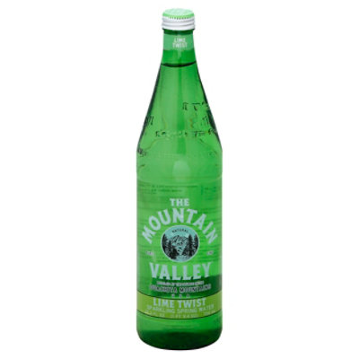 The Mountain Valley Spring Water Sparkling Lime Twist 25.3 Fl. Oz