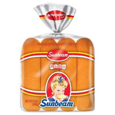 Sunbeam Hot Dog Buns Enriched White Bread Hot Dog Buns - 8 Count - Image 3