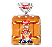 Sunbeam Hot Dog Buns Enriched White Bread Hot Dog Buns - 8 Count