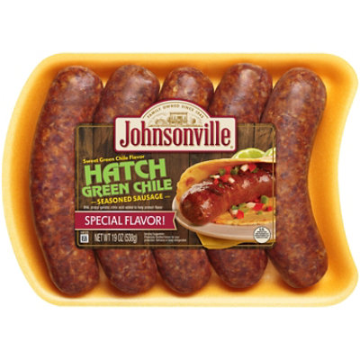 Johnsonville Sausage Hatch Green Chile 5 Links - 19 Oz