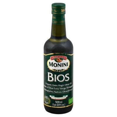 Monini Organic Oil Olive Extra Virgin Bios - 16.9 Fl. Oz. - Image 1