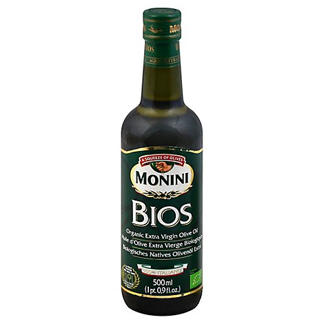 Monini Organic Oil Olive Extra Virgin Bios - 16.9 Fl. Oz.