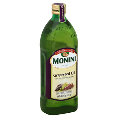 Monini Grapeseed Oil - 33.8 Fl. Oz. - Image 1