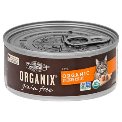 Castor & Pollux Organix Cat Food Organic Adult Grain Free Chicken Pate Can - 5.5 Oz - Image 3