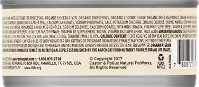 Castor & Pollux Organix Cat Food Organic Adult Grain Free Chicken Pate Can - 5.5 Oz - Image 5