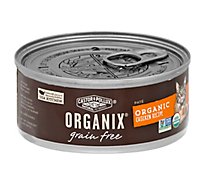 Castor & Pollux Organix Cat Food Organic Adult Grain Free Chicken Pate Can - 5.5 Oz