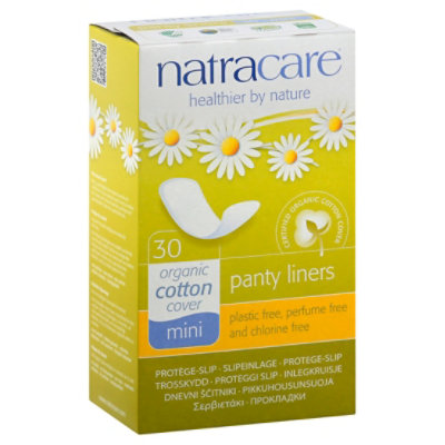 Natracare Panty Liner Mini Breathbl - 30 Count - Image 1