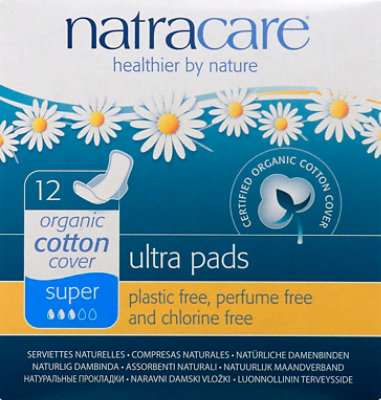 Natracare Pads Ultra Sup Wings - 12 Count - Image 2