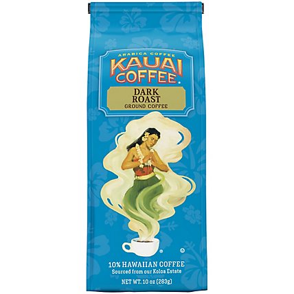 Kauai Coffee Ground Dark Roast Koloa Estate - 10 Oz - Image 2