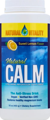 Natural Vitality Vitamin Calm Lemon - 16 Oz - Image 2