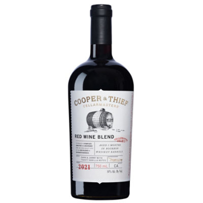 Cooper & Thief Bourbon Barrel Aged  Red Wine - 750 Ml - Image 1