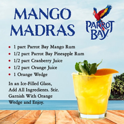 Captain Morgan Parrot Bay Rum Mango 42 Proof - 750 Ml - Image 3