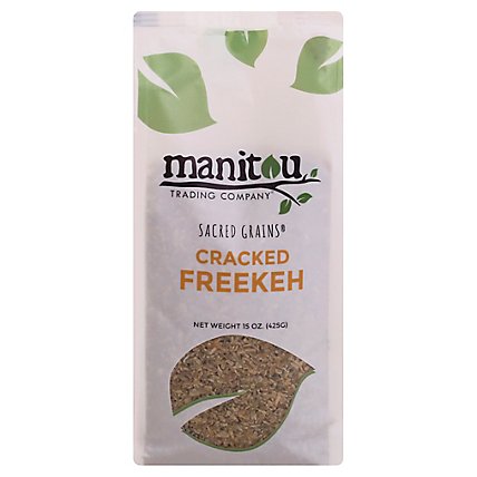 Manitou Trading Sacred Grains Freekeh Cracked Bag - 15 Oz - Image 1