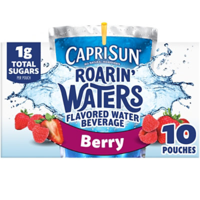 Capri Sun Roarin Waters Flavored Water Beverage Berry - 10-6 Fl. Oz.