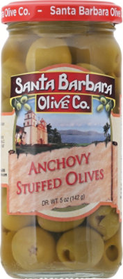 Santa  Olive Stfd Anchovy Jar - 5 Oz - Image 2