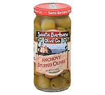 Santa  Olive Stfd Anchovy Jar - 5 Oz