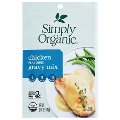 Simply Organic Gravy Mix Roasted Chicken - 0.85 Oz