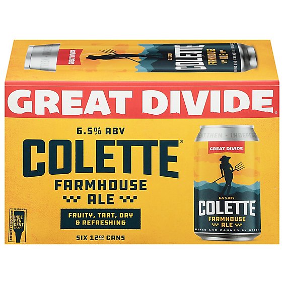Great Divide Colette Farmhouse Ale - 6-11.2 Fl. Oz.