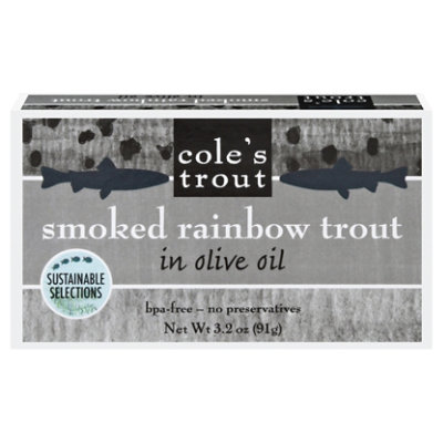 Coles Trout Trout Smoked Rainbow Boneless - 3.2 Oz - Image 3