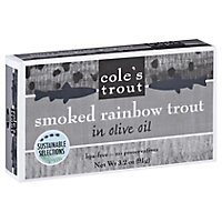 Coles Trout Trout Smoked Rainbow Boneless - 3.2 Oz - Image 1