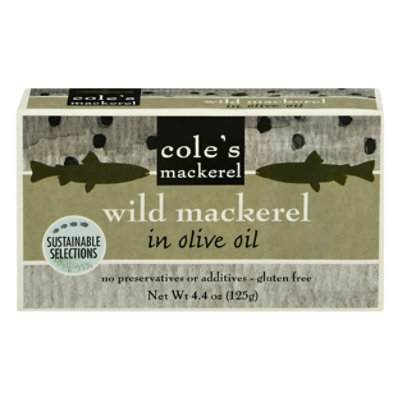 Coles Mackerel Wild Mackerel in Olive Oil - 4.4 Oz - Image 3