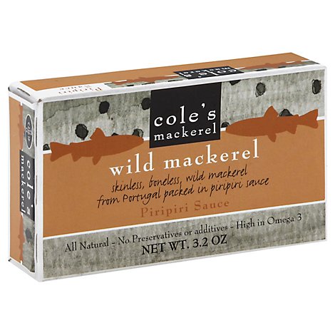 Coles Mackerel Wild Mackerel Piripiri Sauce - 3.2 Oz