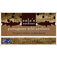 Coles Sardines Wild Portuguese in Pure Olive Oil - 4.4 Oz - Image 2