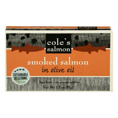 Coles Salmon Salmon Smoked in Olive Oil - 3.2 Oz - Image 3