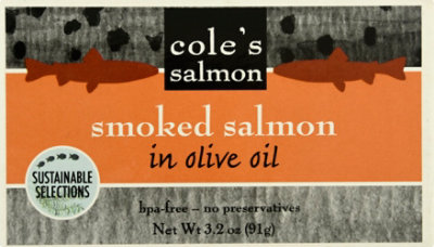 Coles Salmon Salmon Smoked in Olive Oil - 3.2 Oz - Image 2