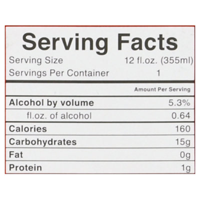 Left Hand Sawtooth Amber Ale Beer -  6-12 Fl. Oz. - Image 4