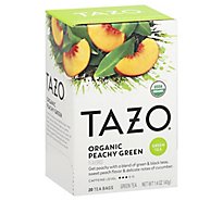TAZO Tea Bags Green Tea Organic Peachy Green - 20 Count