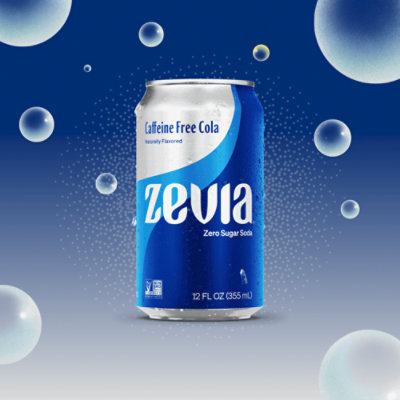 Zevia Zero Sugar Caffeine Free Cola Soda - 6-12 Fl. Oz. - Image 3
