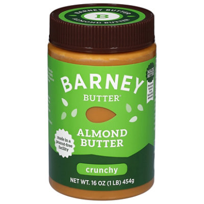 Barney Butter Almond Butter Crunchy - 16 Oz