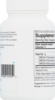 Manitoba Harvest Hemp Seed Oil Capsules - 60 Count - Image 3