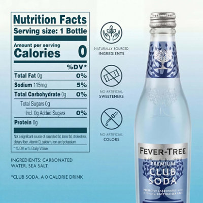 Fever Tree Club Soda - 16.9 Fl. Oz. - Image 3