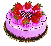Bakery Cake 8 Inch Strawberry Elegance Cake - Each