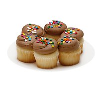 Bakery Cupcake Chocolate With Butter Cream 6 Count - Each
