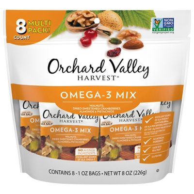 Orchard Valley Harvest Omega 3 Mix Multipack - 8 Oz - Image 1