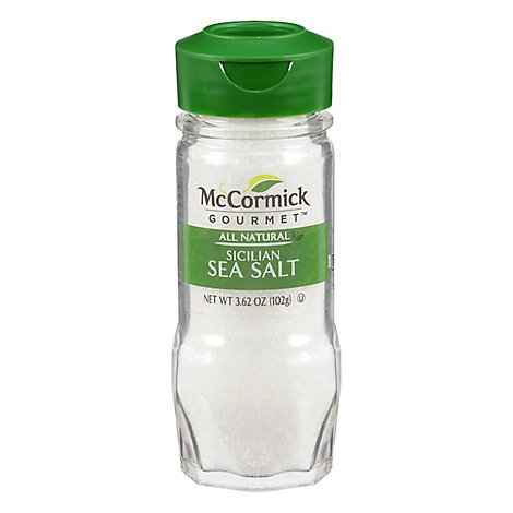 McCormick Gourmet All Natural Sea Salt Sicilian - 3.62 Oz