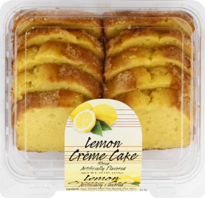 Olsons Baking Company Sliced Lemon Creme Cake - 16 Oz.